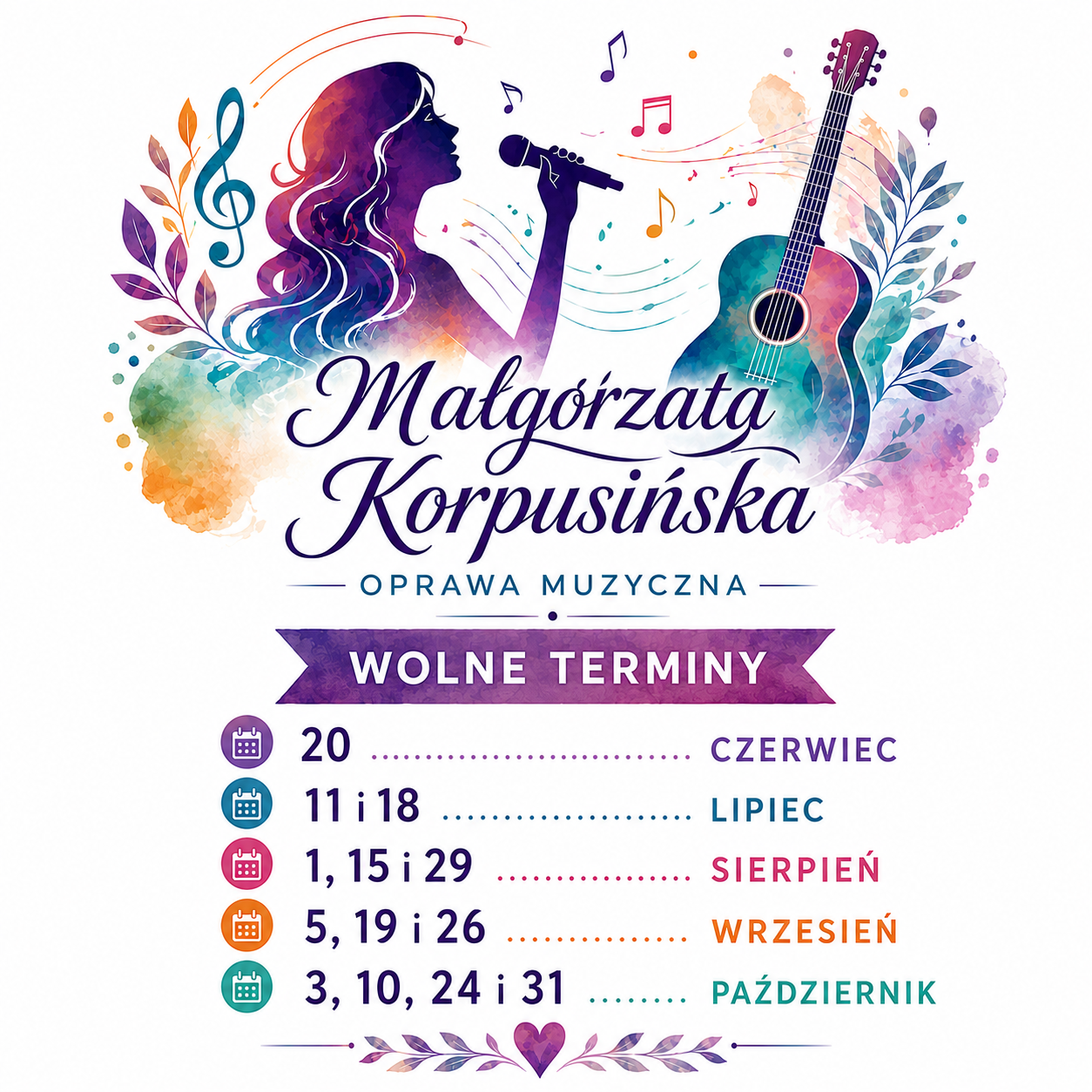 Małgorzata Korpusińska - Oprawa Muzyczna